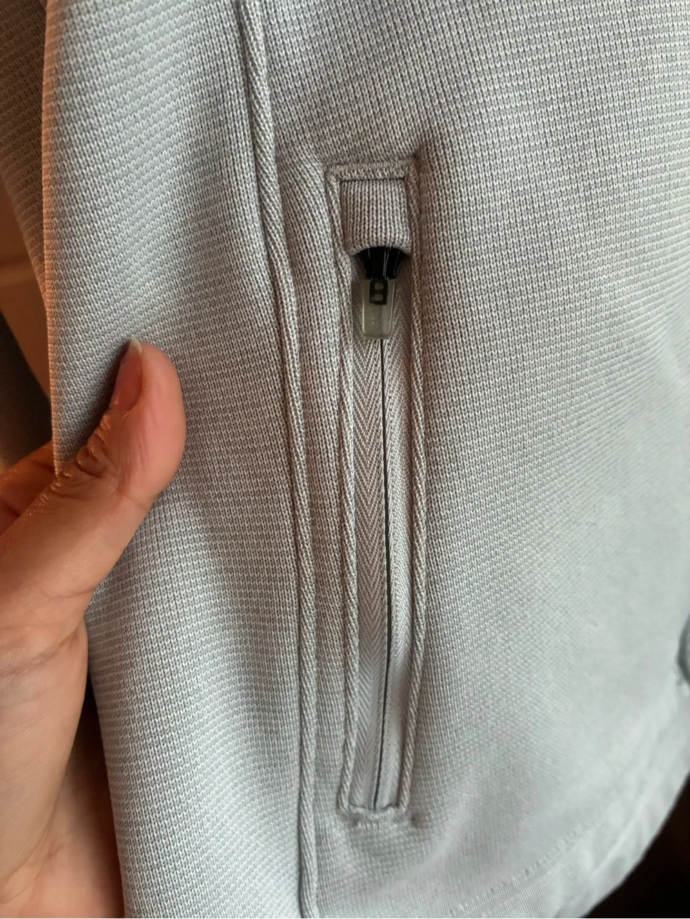 Under Armour ColdGear Full Zip Fleece Hoodie Jacket Light Gray Women’s Small